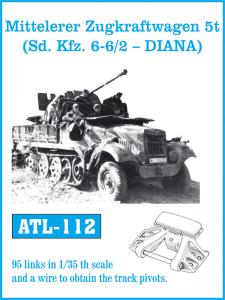 Friulmodel Mitteleler Zugkraftwagen 5t ( Sd. Kfz. 6-6/2 - DIANA) - Track Links