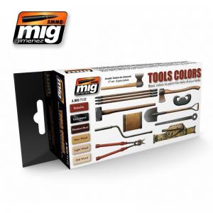 Ammo Mig Jimenez Tools, color set 6x17ml.