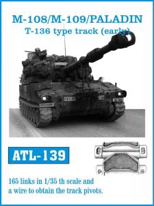 Friulmodel M-108/M-109/Paladin T-136 "Early" Type Track - Track Links