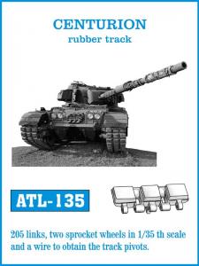 Friulmodel Centurion, rubber tracks - Track Links