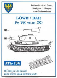 Friulmodel Löwe/Bär Pz VK 72.01 (K) - Track Links