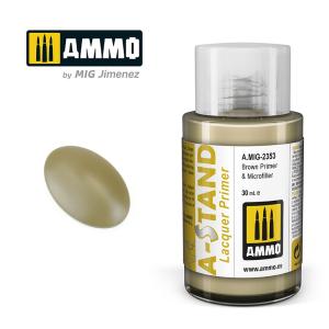 Ammo Mig Jimenez A-STAND Brown Primer & Microfiller