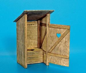 Plus Model 1/35 Wooden toilet