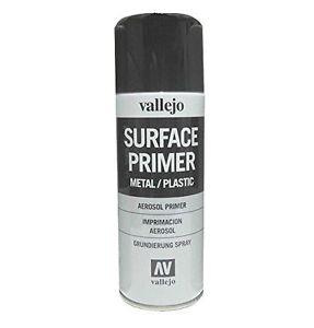 Vallejo Spray Primer, Black, 400 ml