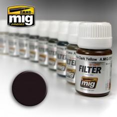 Ammo Mig Jimenez Filter - Brown for Dark Green