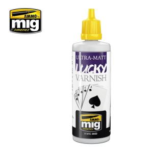 Ammo Mig Jimenez Ultra-Matt Lucky Varnish, 60ml