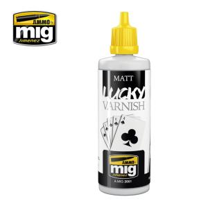 Ammo Mig Jimenez Matt Lucky Varnish, 60ml