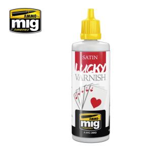 Ammo Mig Jimenez Satin Lucky Varnish, 60ml