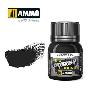 Ammo Mig Jimenez DRYBRUSH Black Brown