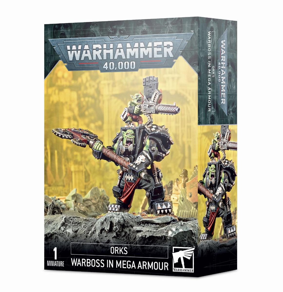 Games Workshop Ork Warboss In Mega Armour