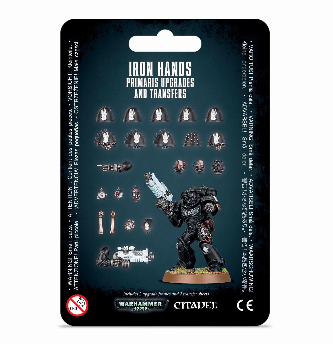 Games Workshop Iron Hands Primaris Upgrades & Transfers