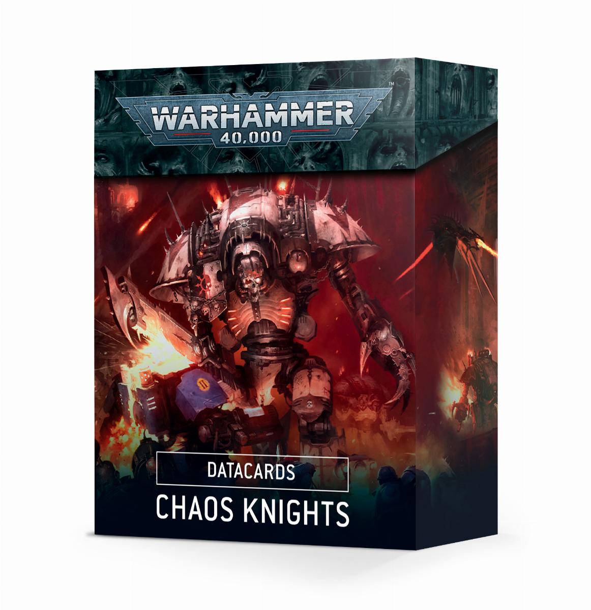 Games Workshop Datacards: Chaos Knights (2022)