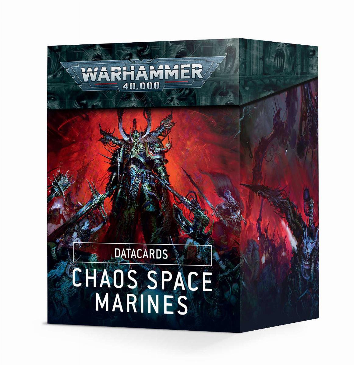 Games Workshop Datacards: Chaos Space Marine (eng)