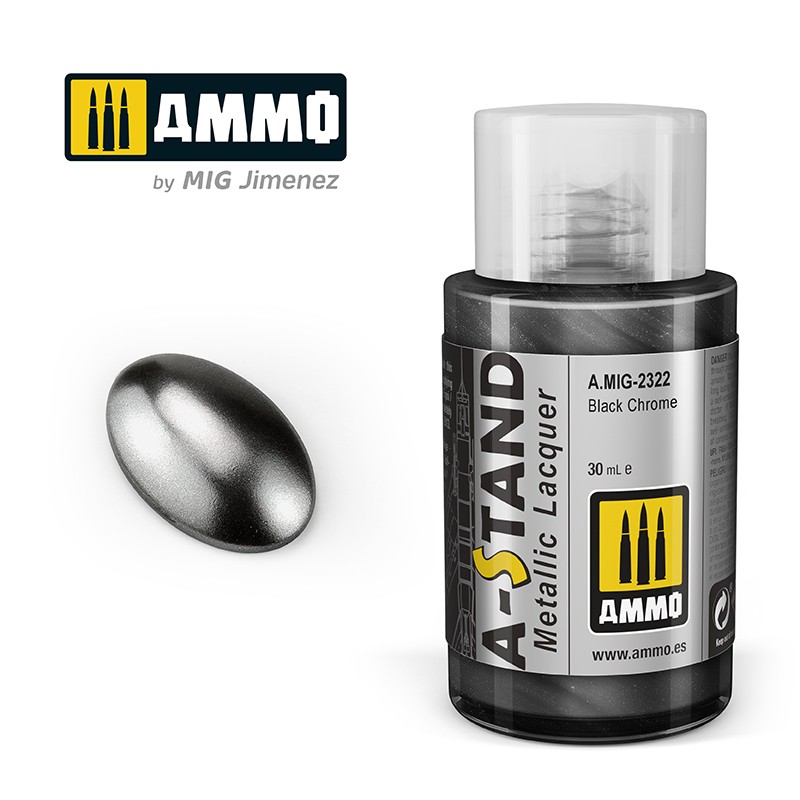 Ammo Mig Jimenez A-STAND Black Chrome