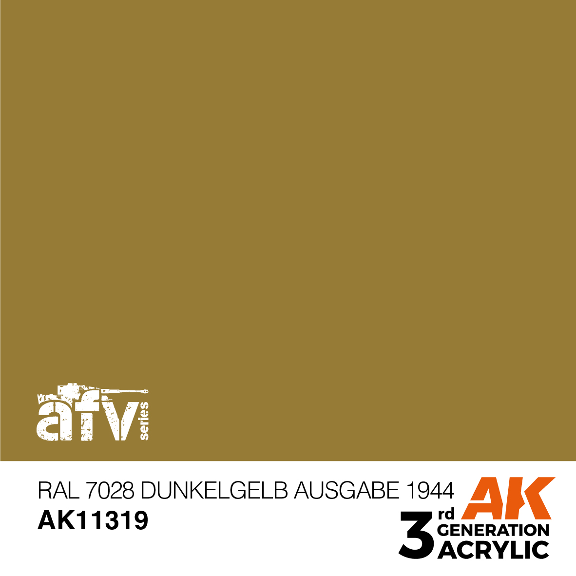 AK Interactive RAL 7028 Dunkelgelb Ausgabe 1944 17 ml