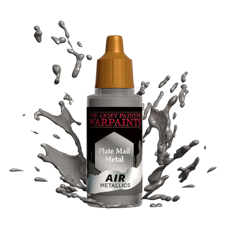 Army Painter Air Metallic: Plate Mail Metal (18ml)