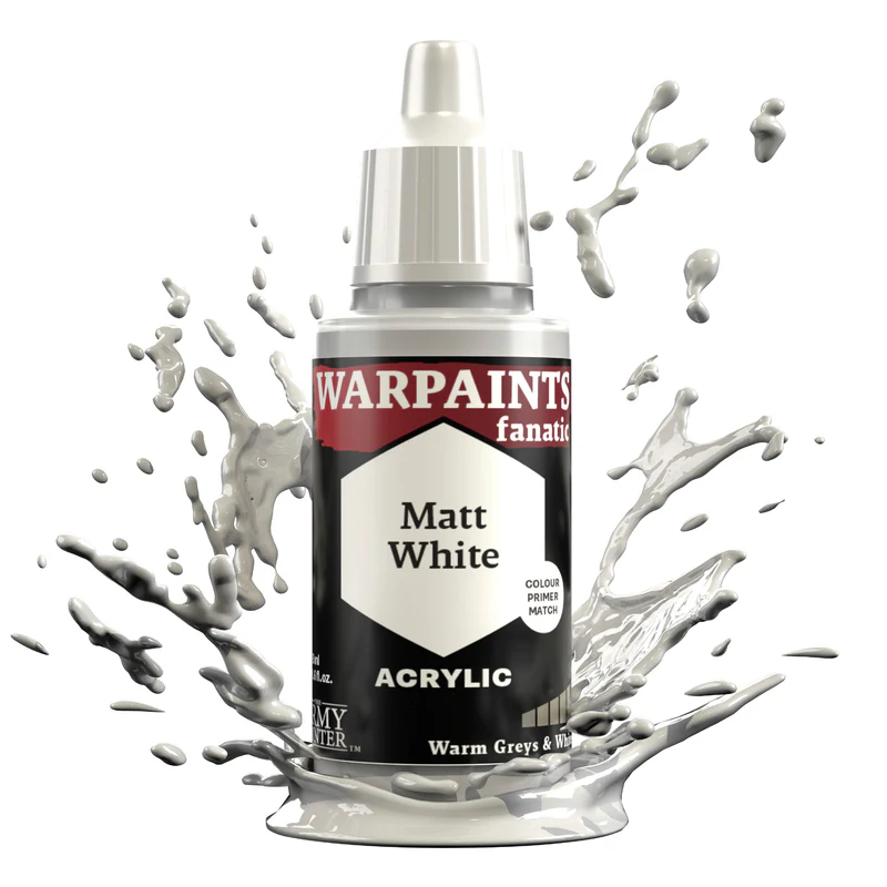 Army Painter Warpaints Fanatic: Matt White (18ml)