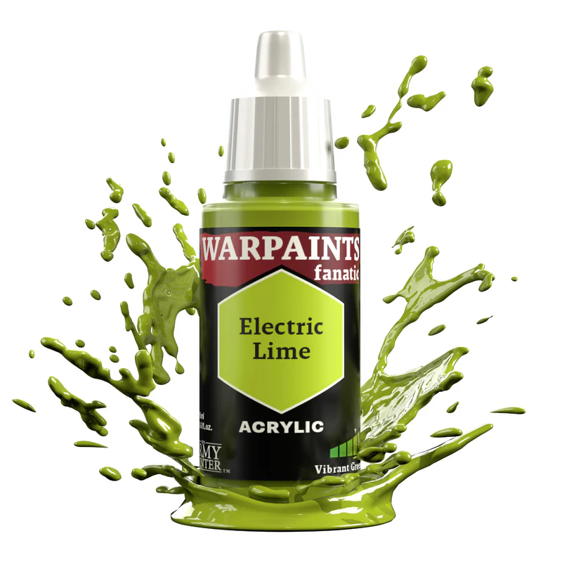 Army Painter Warpaints Fanatic: Electric Lime (18ml)