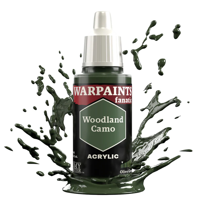 Army Painter Warpaints Fanatic: Woodland Camo (18ml)