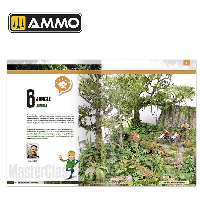 Ammo Mig Jimenez MODELLING SCHOOL - How to use Vegetation in your Dioramas (English, Castellano)