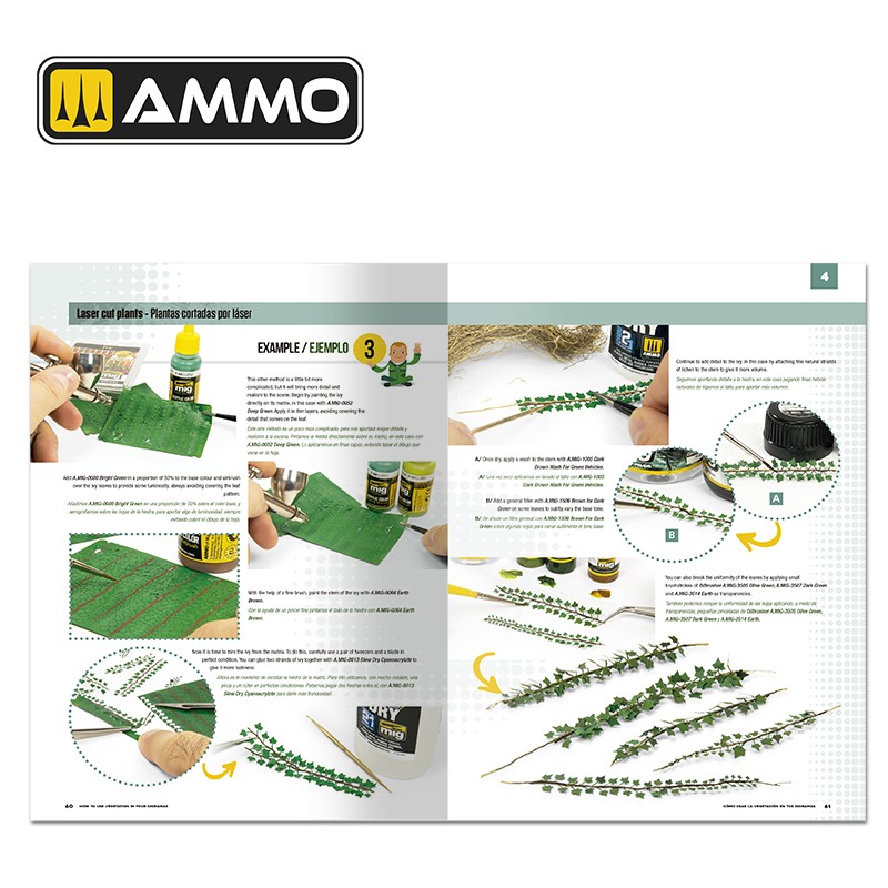 Ammo Mig Jimenez MODELLING SCHOOL - How to use Vegetation in your Dioramas (English, Castellano)