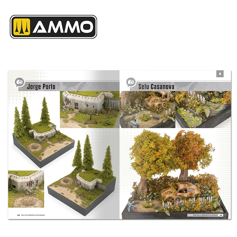 Ammo Mig Jimenez MODELLING SCHOOL - How to use Vegetation in your Dioramas (English, Castellano)