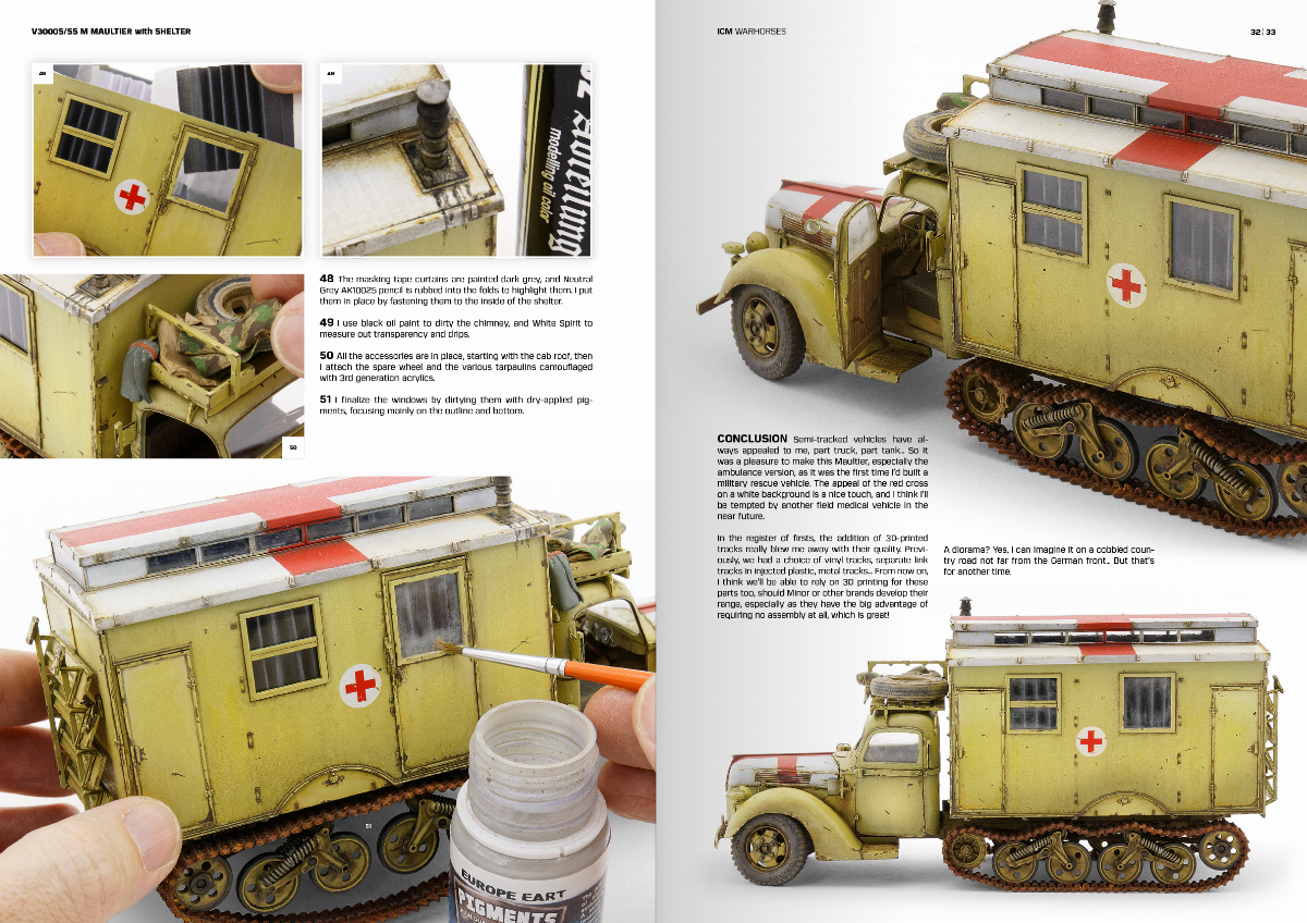 AK Interactive ICM - HOW TO PAINT & WEATHER WW2 TRUCKS WARHORSES