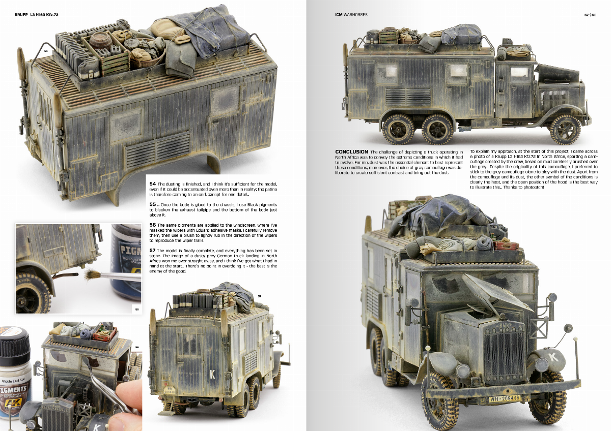 AK Interactive ICM - HOW TO PAINT & WEATHER WW2 TRUCKS WARHORSES