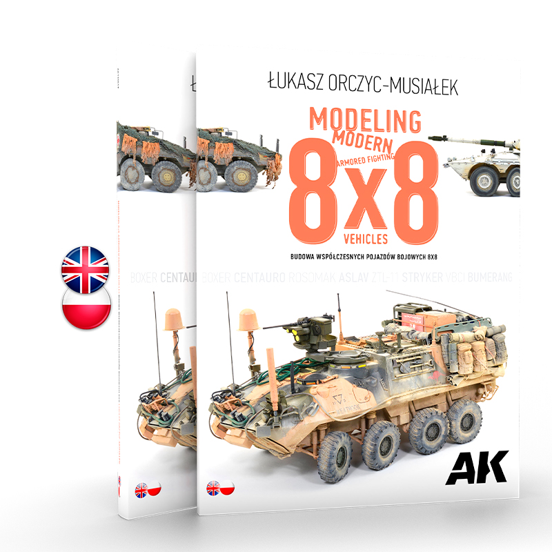 AK Interactive MODELING MODERN ARMORED FIGHTING 8X8 VEHICLES