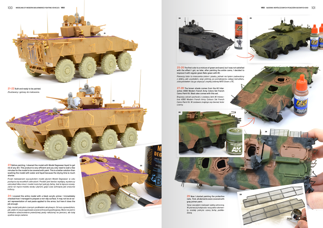 AK Interactive MODELING MODERN ARMORED FIGHTING 8X8 VEHICLES