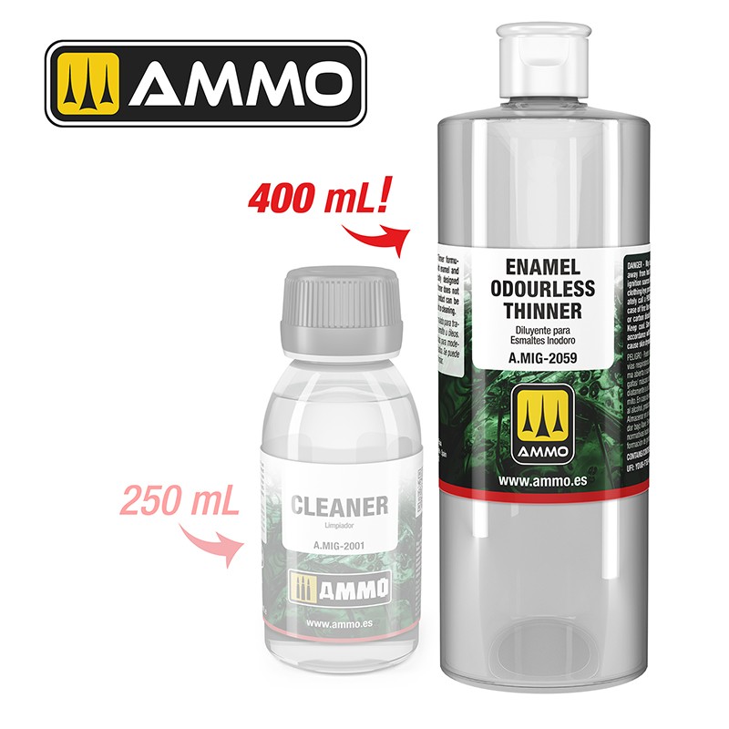 Ammo Mig Jimenez Enamel Odourless Thinner (400mL)