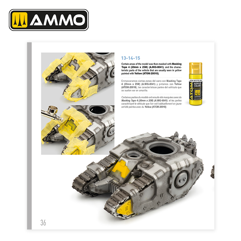 Ammo Mig Jimenez THE WEATHERING TECHNICAL GUIDE 01 - Metallized (English, Castellano, Franais)