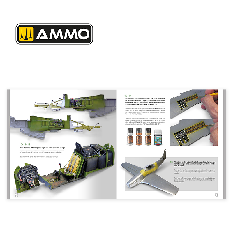 Ammo Mig Jimenez THE WEATHERING TECHNICAL GUIDE 01 - Metallized (English, Castellano, Franais)