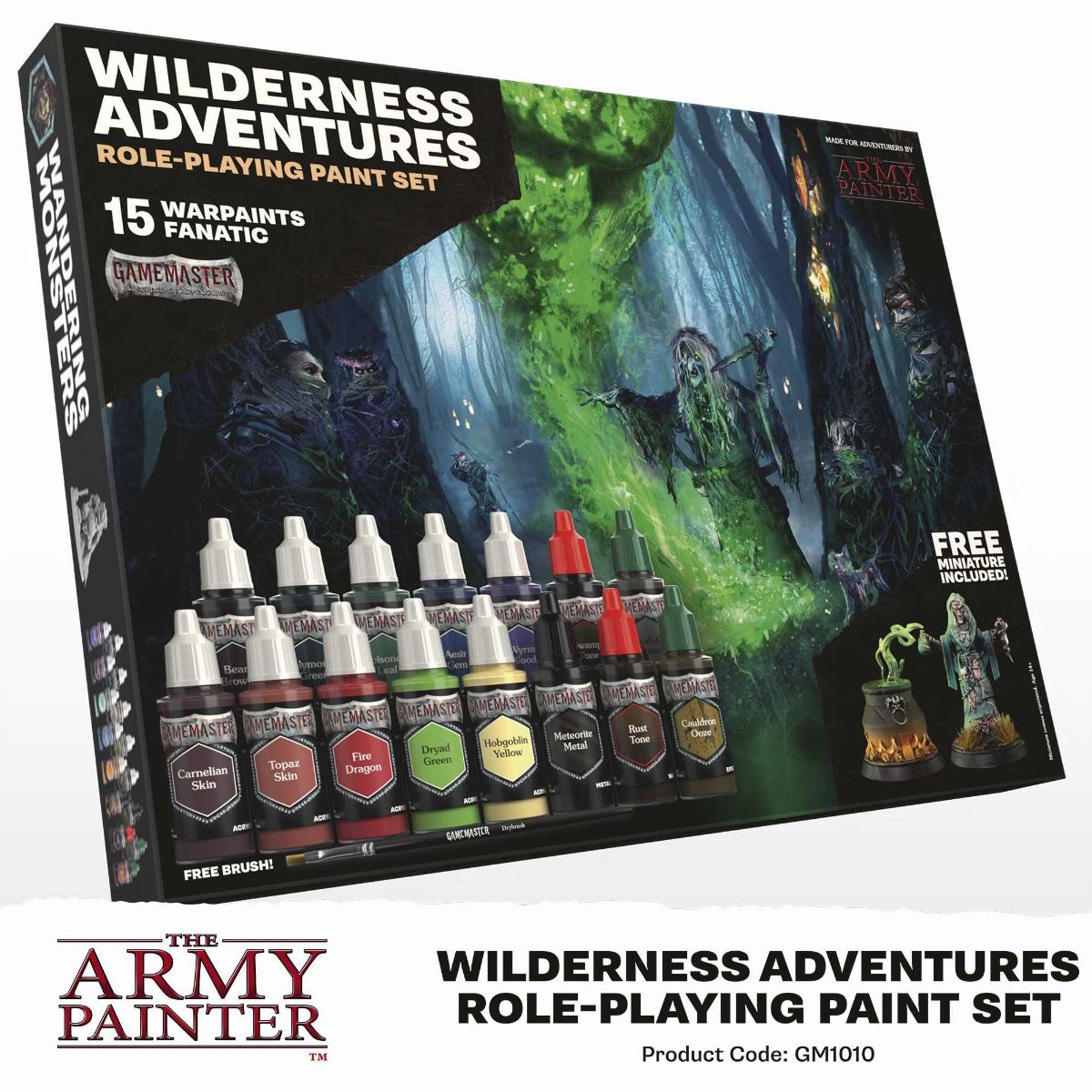 Army Painter GameMaster: Wilderness Adventures Role-playing Paint Set