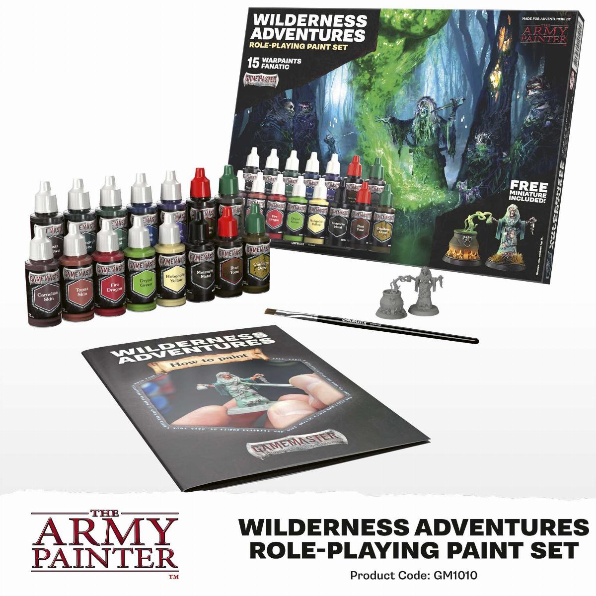 Army Painter GameMaster: Wilderness Adventures Role-playing Paint Set