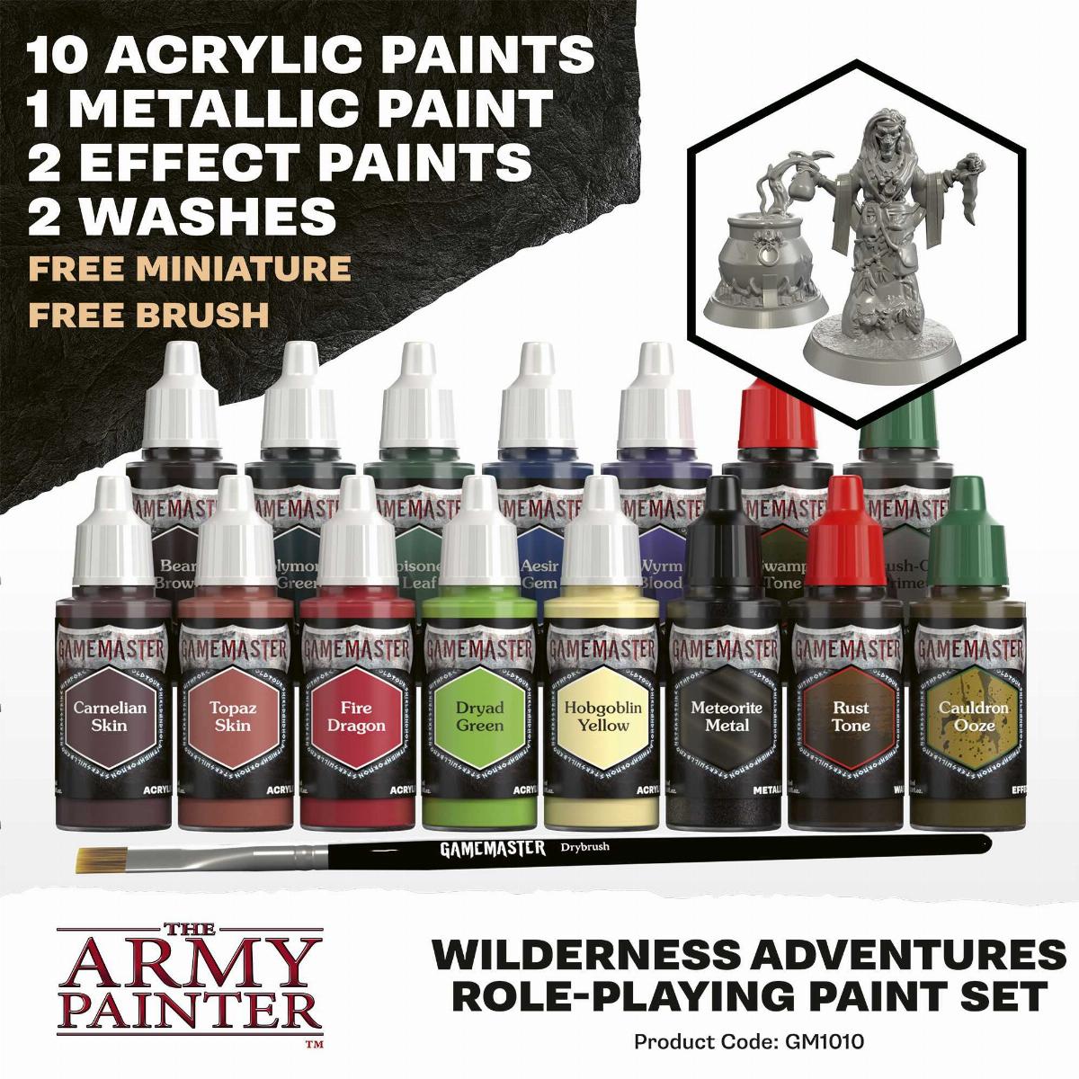 Army Painter GameMaster: Wilderness Adventures Role-playing Paint Set