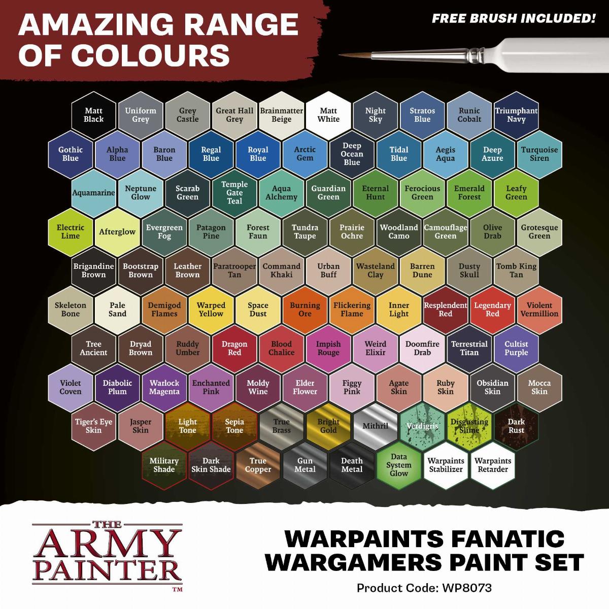 Army Painter Army Painter Warpaints Fanatic Wargamers Paint Set