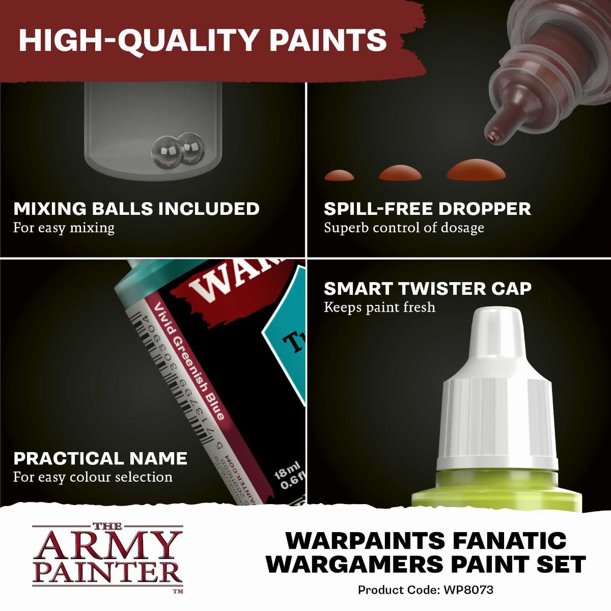 Army Painter Army Painter Warpaints Fanatic Wargamers Paint Set