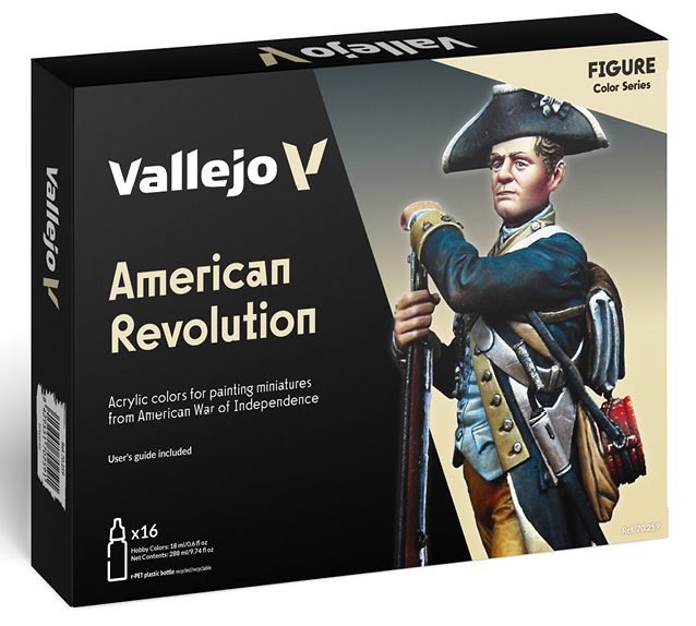 Vallejo Model Color set 'American Revolution' 16 colors