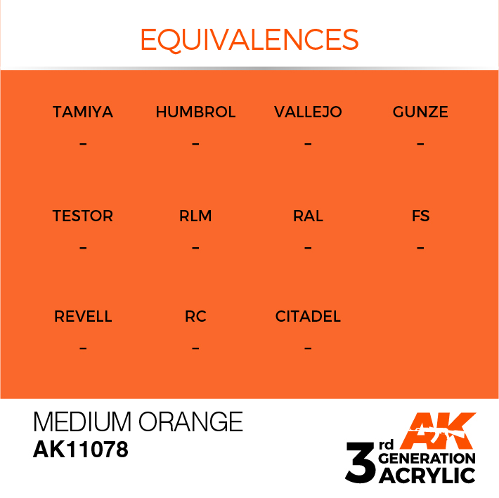 AK Interactive Medium Orange 17ml