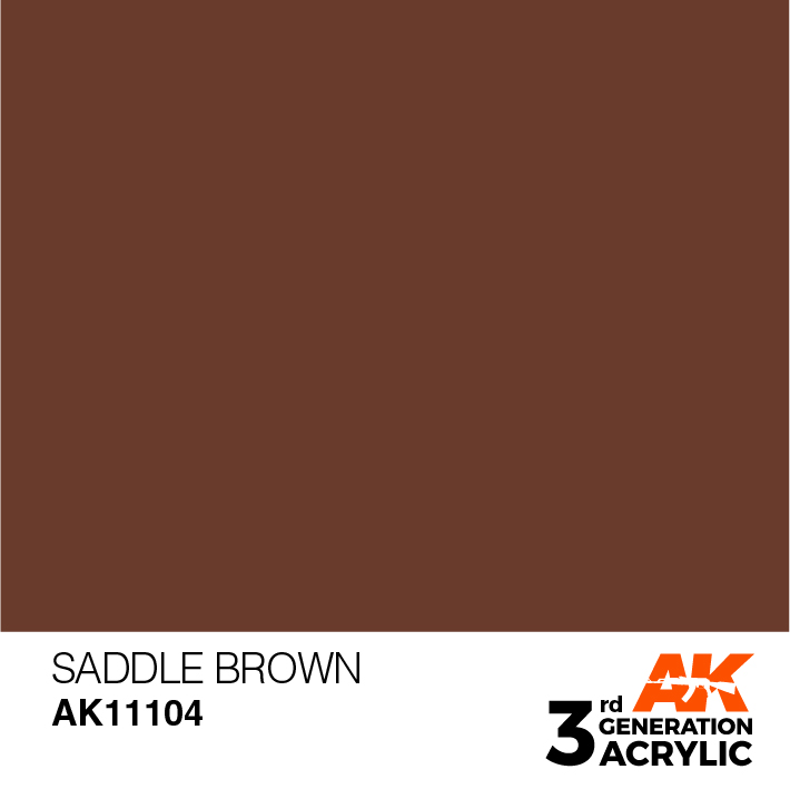 AK Interactive Saddle Brown 17ml