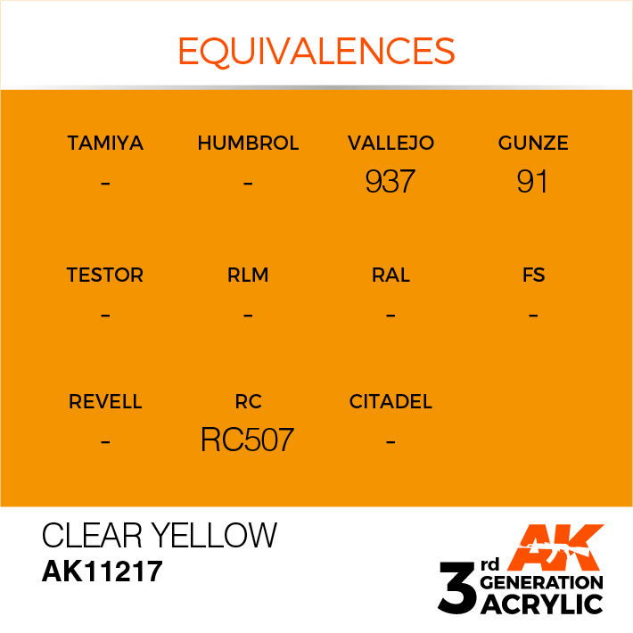 AK Interactive Yellow 17ml