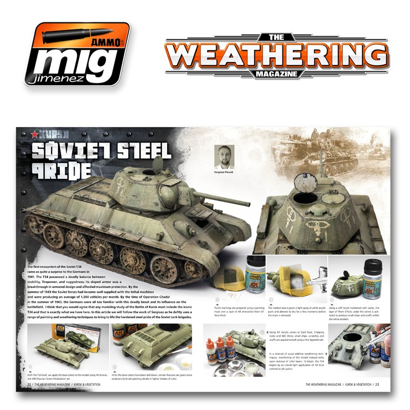 Ammo Mig Jimenez UTGTT The Weathering Magazine #6, Kursk and Vegetation