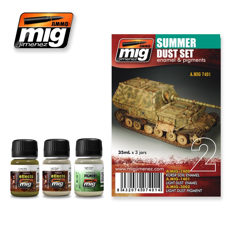 Ammo Mig Jimenez Summer Dust, set 3,35ml.