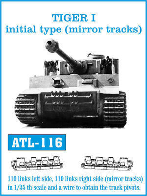 Friulmodel TIGER I initial type (mirror tracks) - Track Links