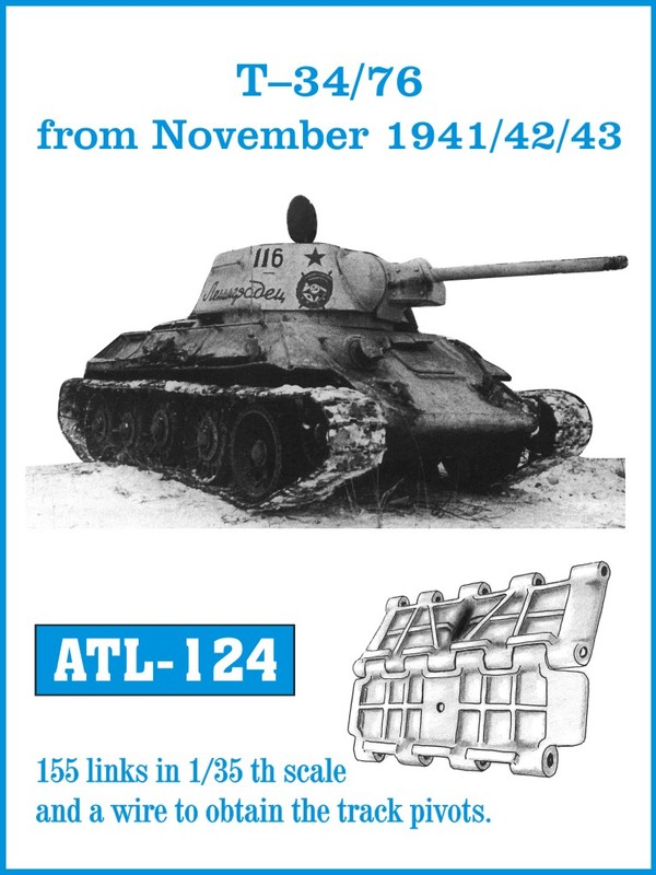 Friulmodel T-34/76 from November 1941/ 42/ 43 - Track Links