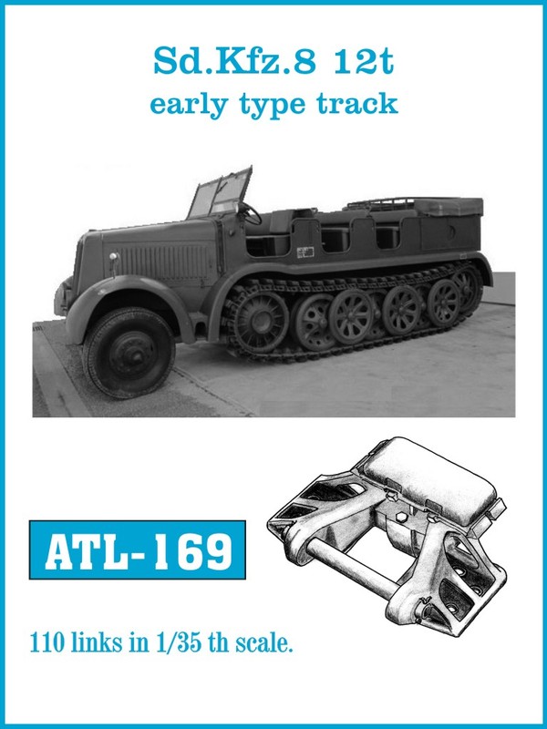 Friulmodel Sd.Kfz. 8 12t Early type track - Track Links