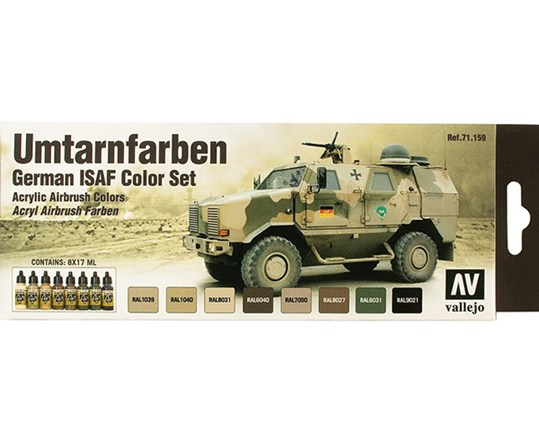 Vallejo Model Air - German ISAF color set